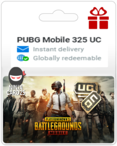 Buy PUBG Mobile 325 UC $5.99