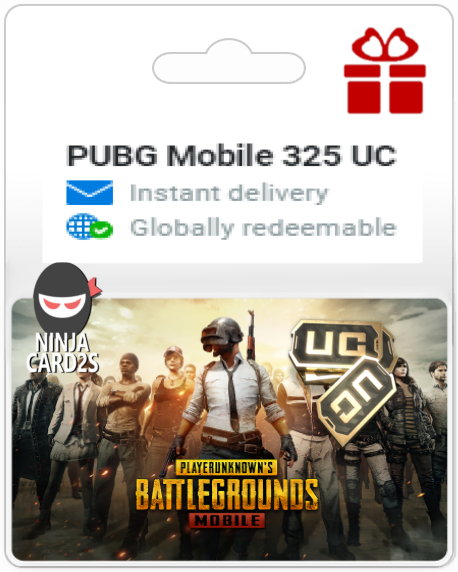 Buy PUBG Mobile 325 UC $5.99