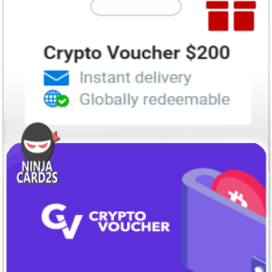 Buy Crypto Voucher Online $ 200