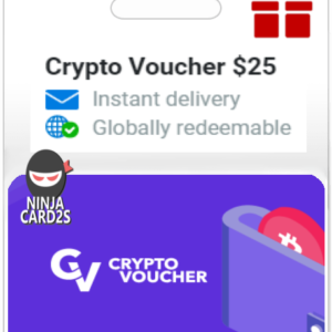 Buy Crypto Voucher Online $ 25 