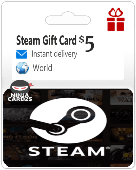 Buy a Steam Gift Card $5