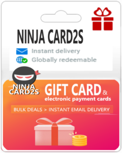 E-Payment Cards & Gift Cards Instant Email Delivery