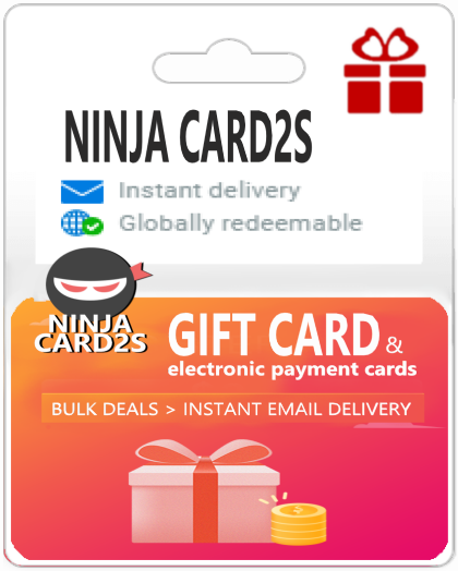 E-Payment Cards & Gift Cards Instant Email Delivery