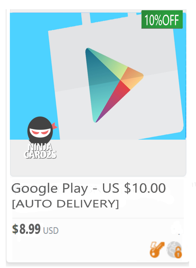Google Play - US 10%OFF INSTANT DELIVERY