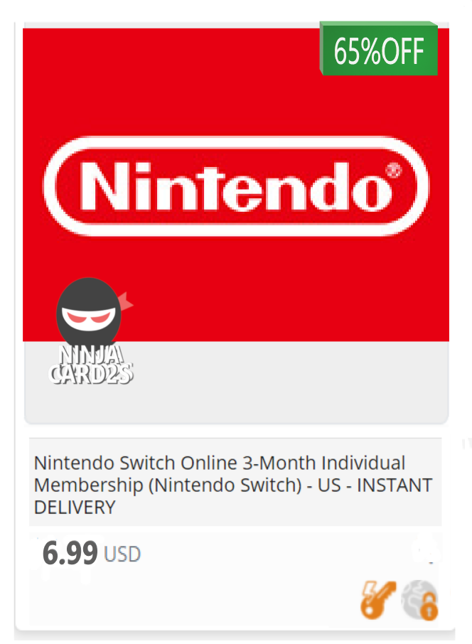 Nintendo Switch Online 3-Month Individual Membership