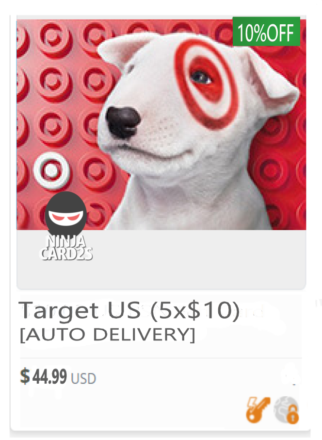 Target (5x$10) 0FF15%