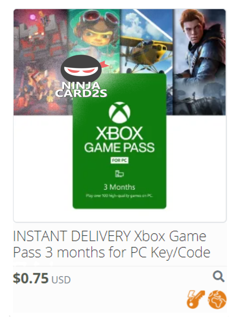 Xbox Game Pass 3 Months For PC